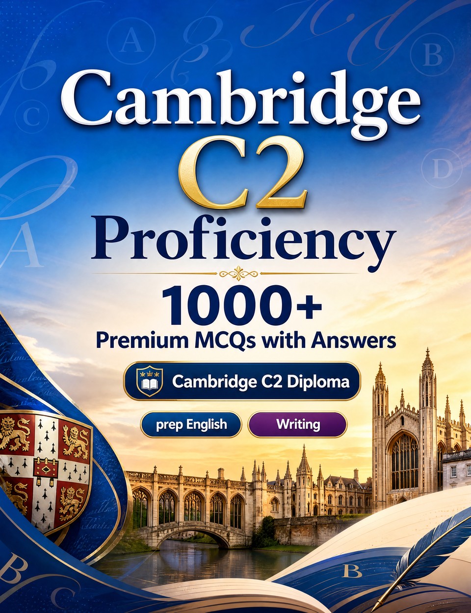 Cambridge C2 Proficiency 2026-2027 : 1000 MCQ with Answers Cambridge C2 Proficiency 2026-2027 : 1000 MCQ with Answers — Language test prep English: Vocabulary, Writing, Spelling, Exam format and full-length practice to pass