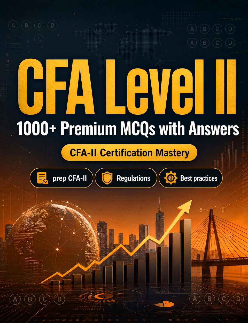 CFA Level II 2026-2027 : 1000 MCQ with Answers — Test prep CFA-II: MCQ Scenarios, Regulations, Best practices, Security, Practice tests and realistic practice questions to earn the official certification