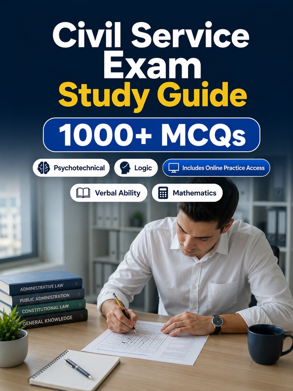 Civil Service Exam Study Guide Civil Service Exam Study Guide — 1000 MCQ practice questions for government employment exams with verbal ability, mathematics, clerical skills and reasoning