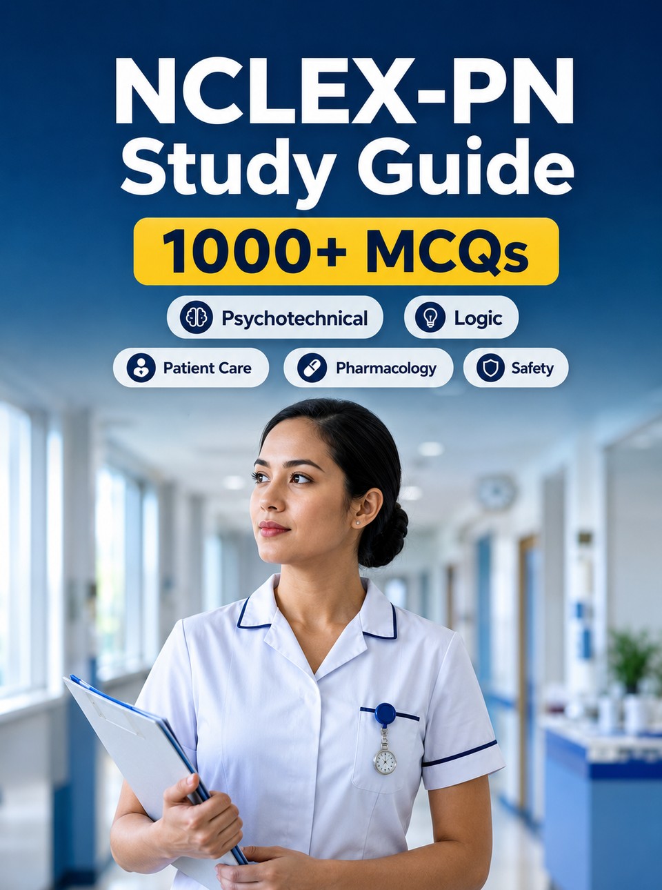 NCLEX-PN Study Guide — Practical Nurse Licensure : complete preparation for the NCLEX-PN exam, nursing fundamentals, patient care, pharmacology, safety, practice questions and exam strategy